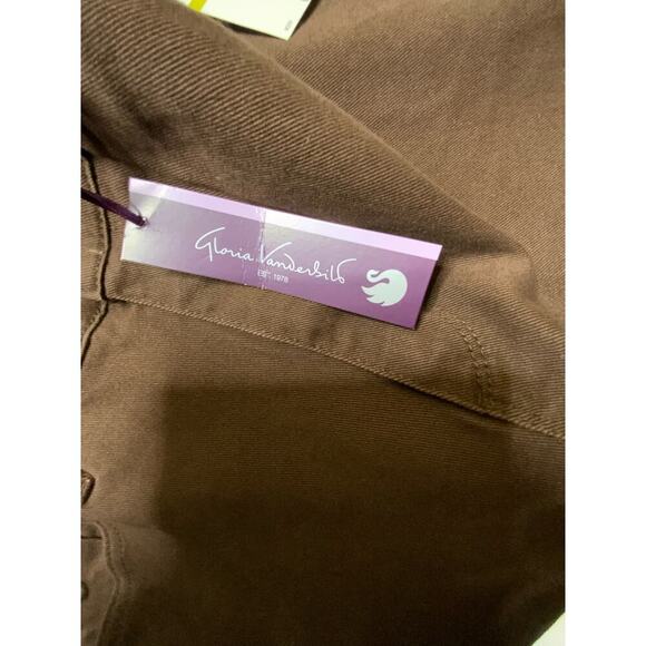 Gloria Vanderbilt Amanda Jeans Womens 14 High Rise Ultra Stretch Dark Roast Wash - Picture 16 of 16